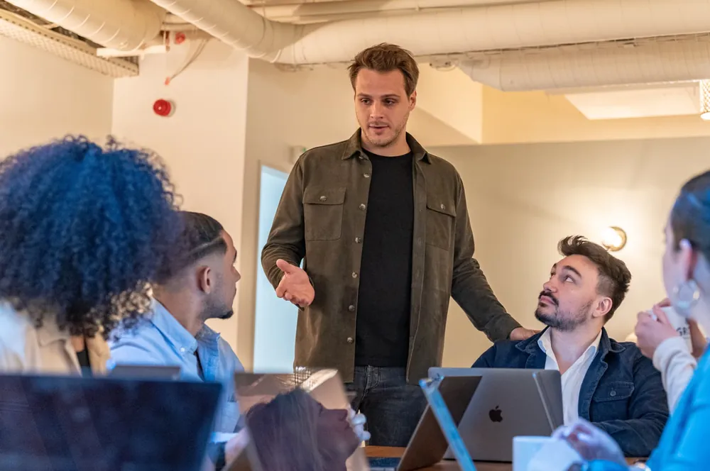 Atelier de stratégie commerciale avec une équipe de vente